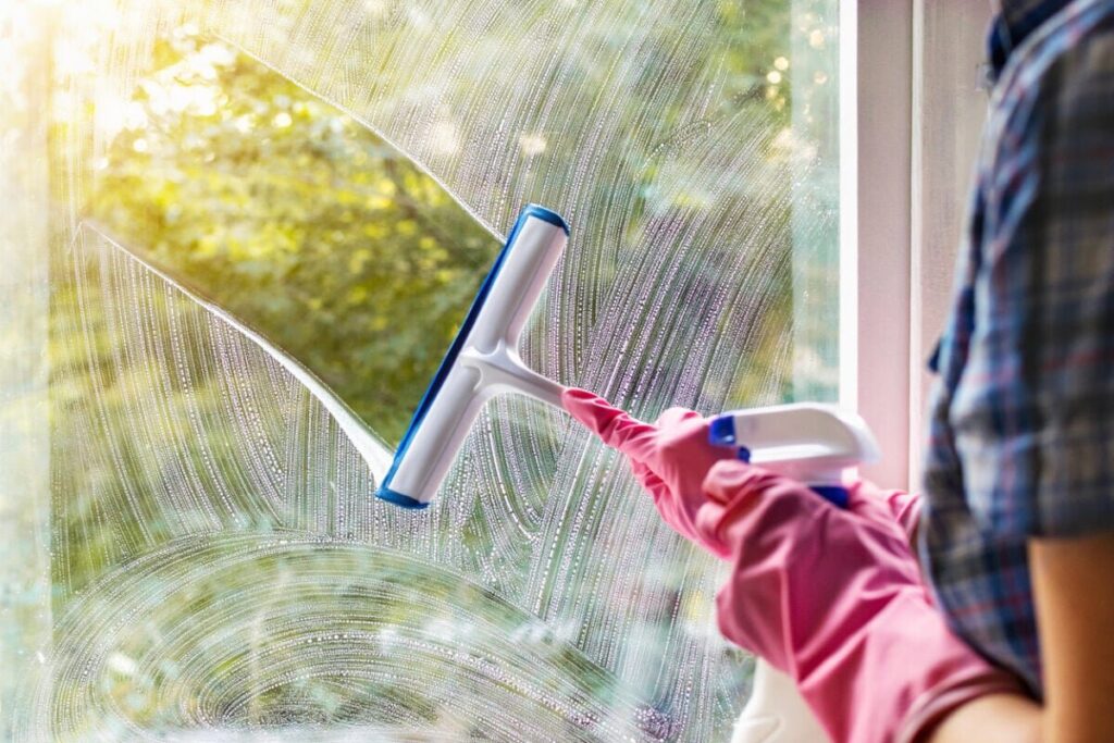 Glass cleaning